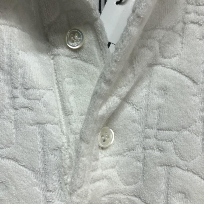 D*or oversize D*or oblique polo white