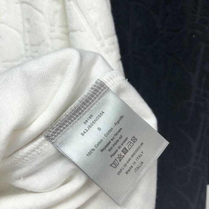 D*or oversize D*or oblique polo white