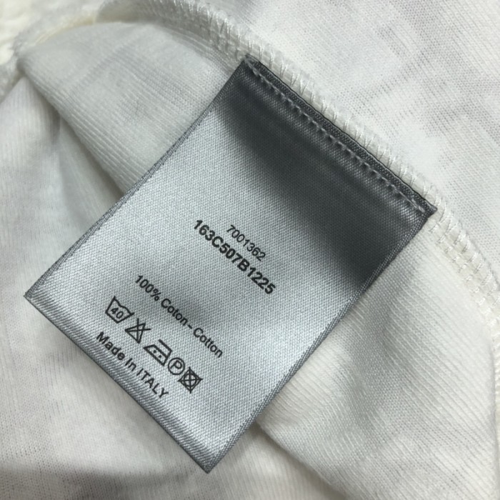D*or oversize D*or oblique t shirt white