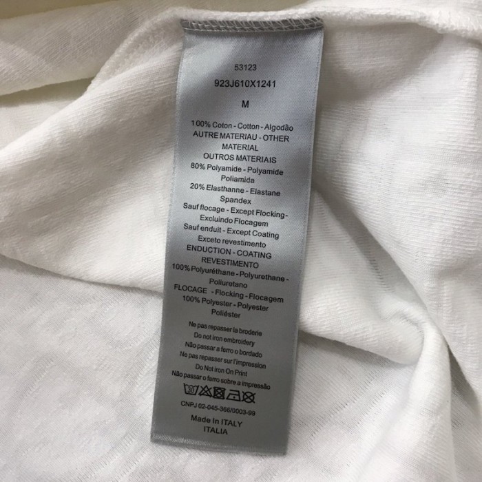 D*or oblique jacquard cotton terry hoodie white