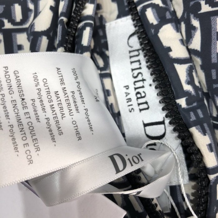 D*or oblique sleeveless down reversible vest
