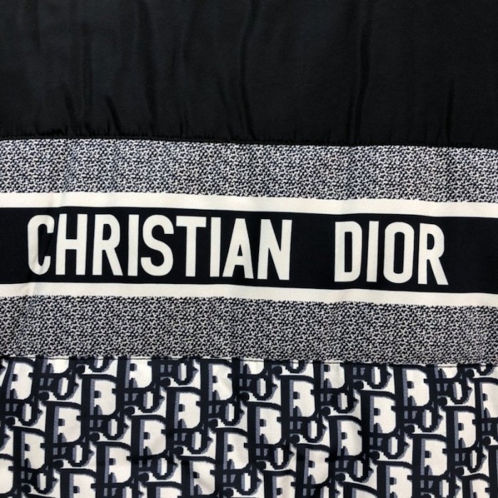 D*or oblique sleeveless down reversible vest