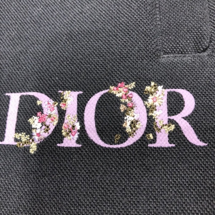 D*or oversized D*or flowers short cotton black