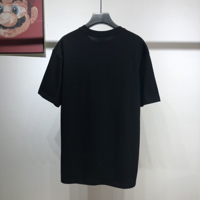 D*or oversized D*or flowers t shirt cotton black