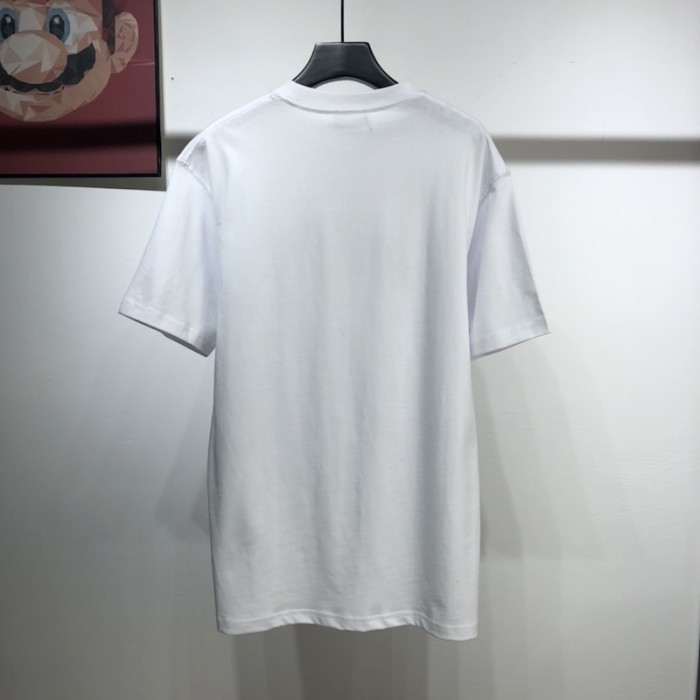 D*or oversized D*or flowers t shirt cotton white