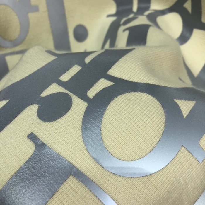 D*or oversized reflective D*or oblique sweater wool jersey cream
