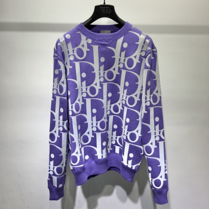 D*or oversized reflective D*or oblique sweater wool jersey purple