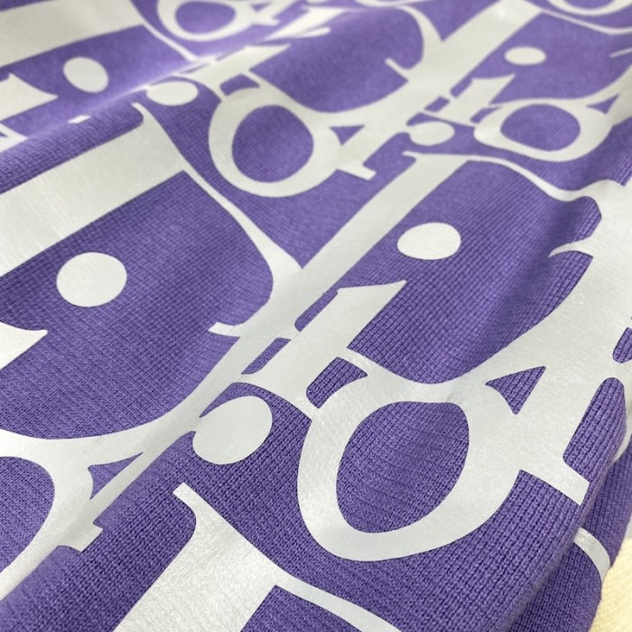 D*or oversized reflective D*or oblique sweater wool jersey purple