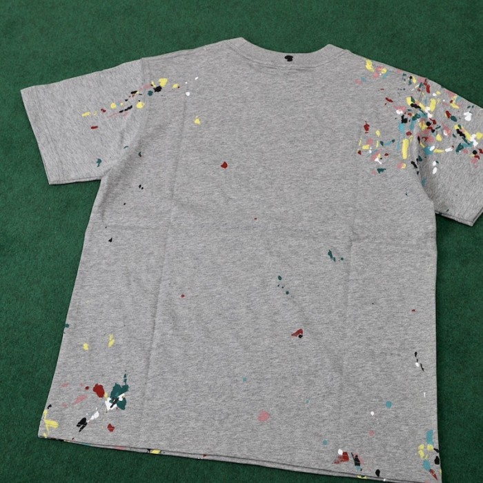 D*or oversized D*or tshirt with paint print gray