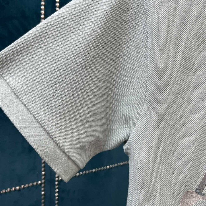 D*or relaxed-fit polo shirt cotton blue
