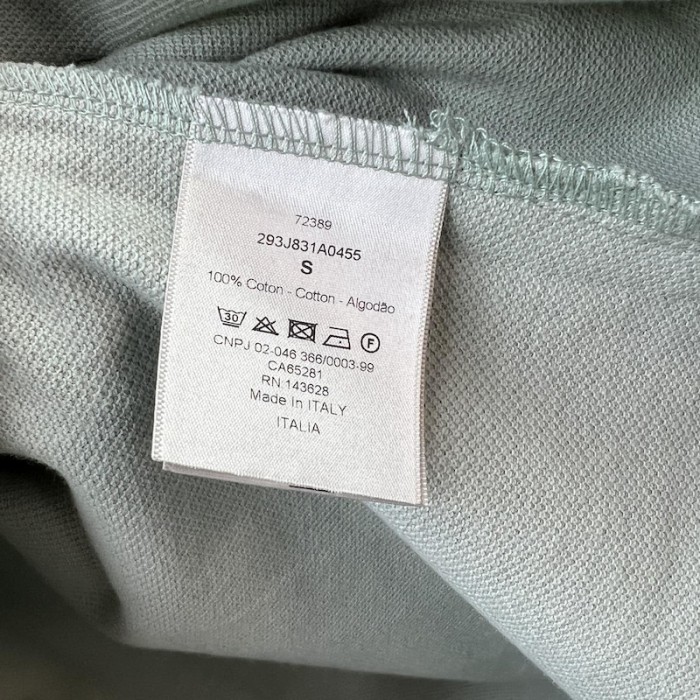 D*or relaxed-fit polo shirt cotton blue