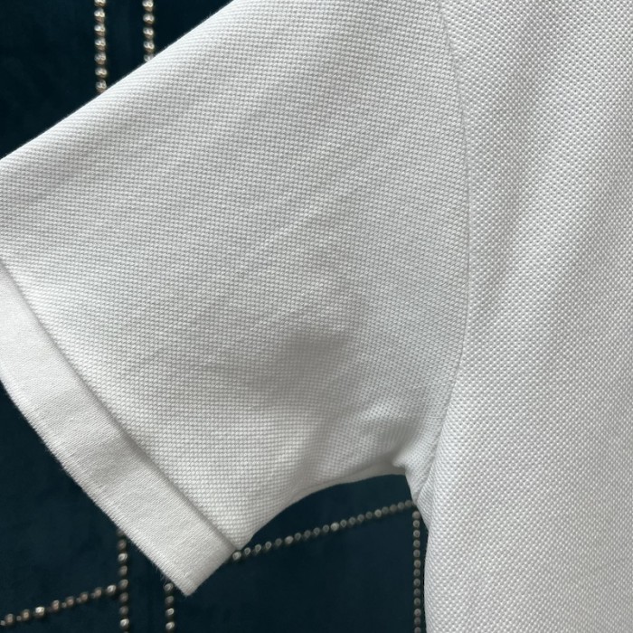 D*or relaxed-fit polo shirt cotton white