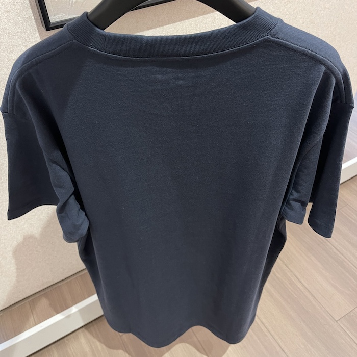 D*or relaxed-fit t-shirt navy blue cotton jersey