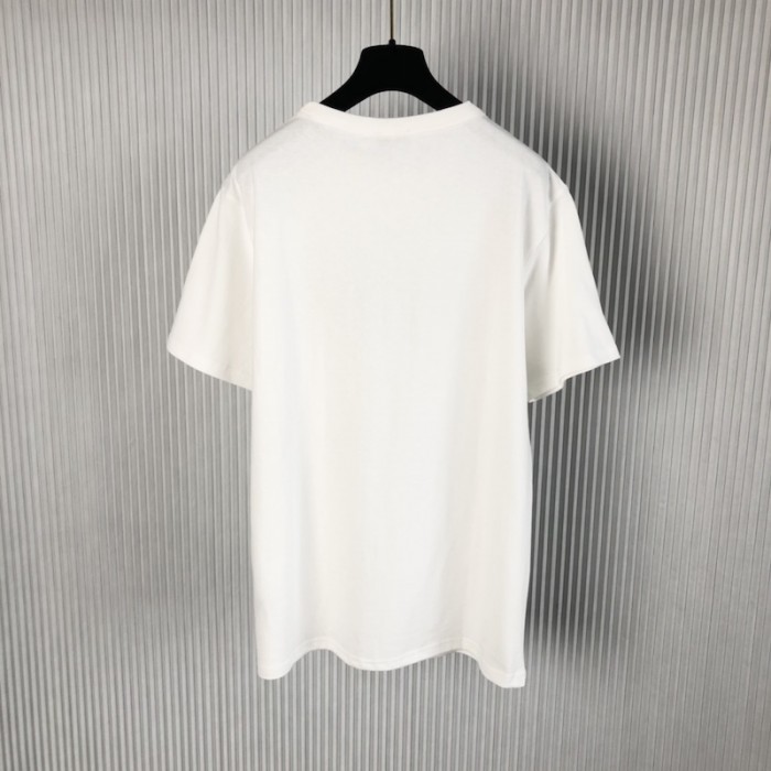 D*or relaxed-fit t-shirt white slub cotton jersey