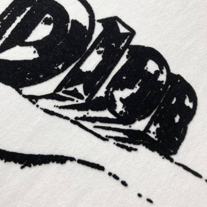 D*or relaxed-fit t-shirt white slub cotton jersey