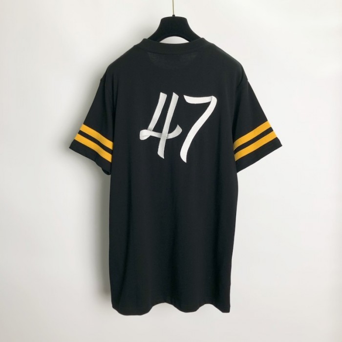 D*or relaxed-fit t-shirt black organic cotton compact jersey