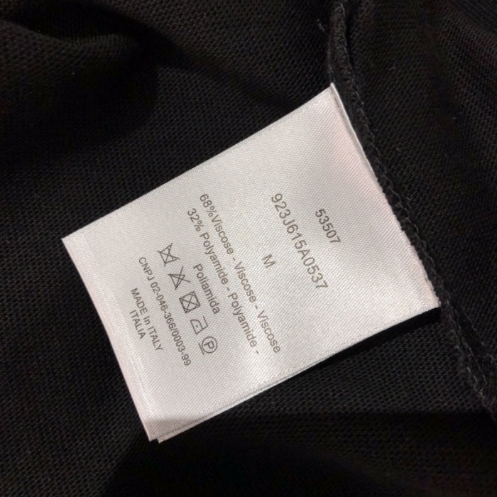 D*or relaxed-fit t-shirt black organic cotton compact jersey