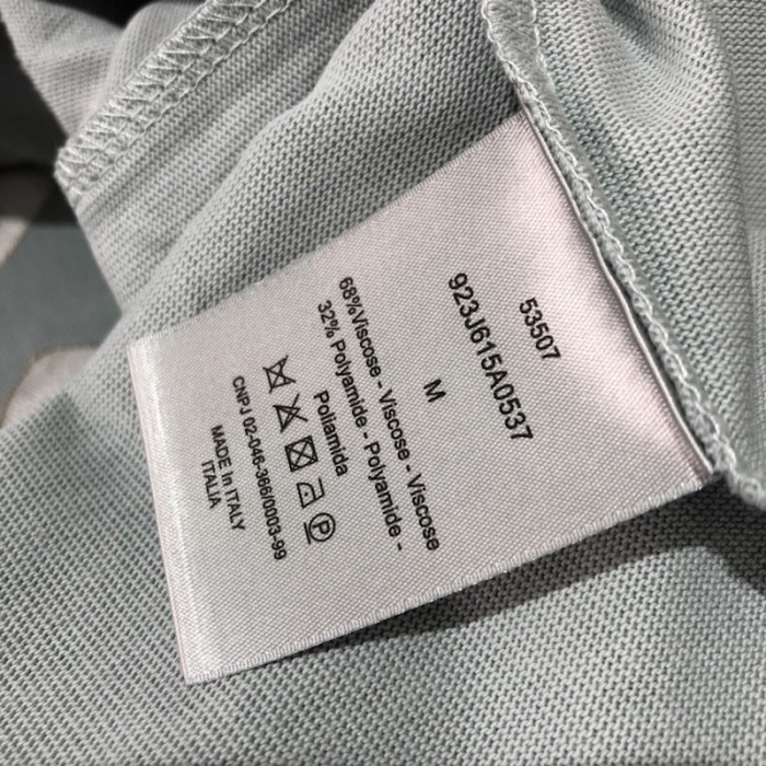 D*or relaxed-fit t-shirt blue organic cotton compact jersey