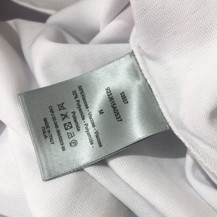 D*or relaxed-fit t-shirt white organic cotton compact jersey