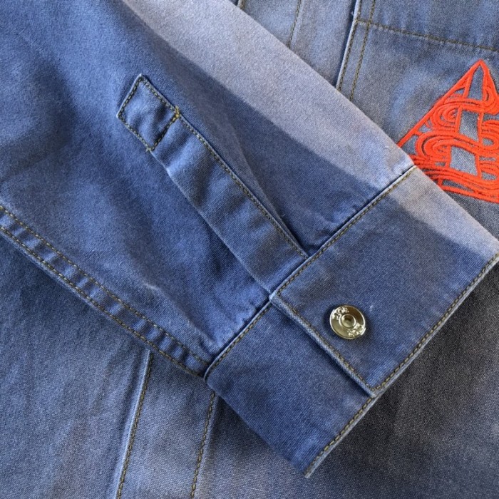D*or light blue cotton poplin