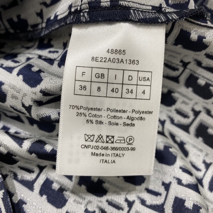 D*or short hooded dress blue