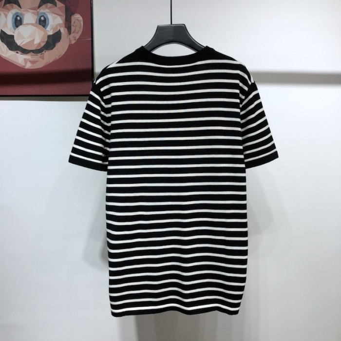 D*or oversized D*or striped t shirt black