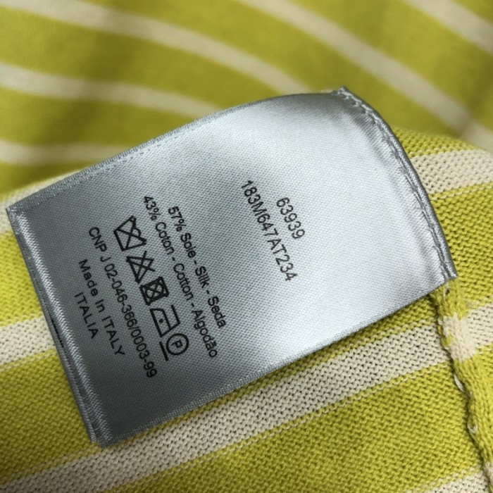 D*or oversized D*or striped t shirt yellow