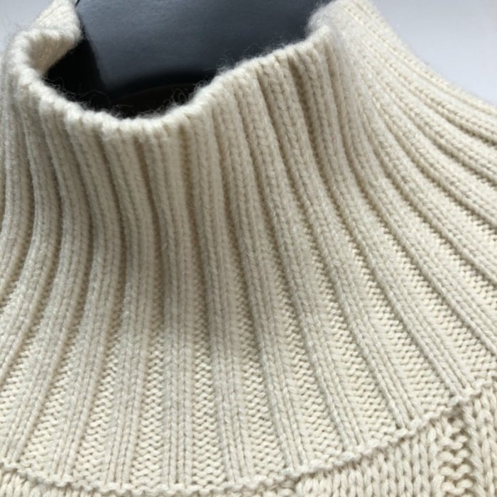 D*or sweater with cd logo wool beige