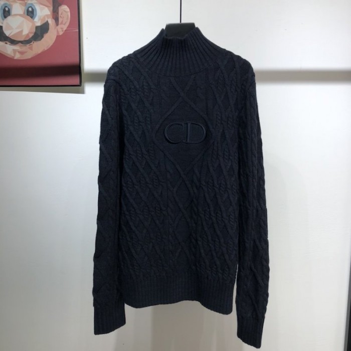D*or sweater with cd logo wool black