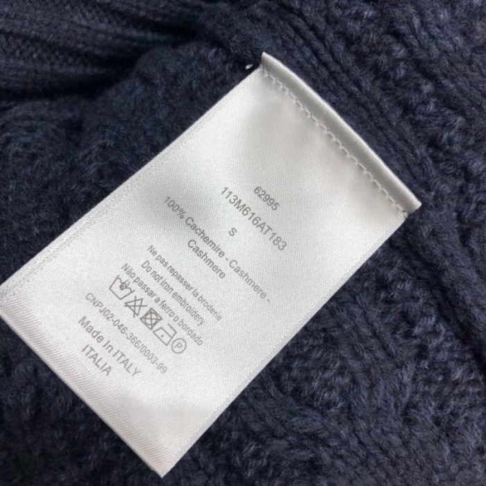 D*or sweater with cd logo wool black