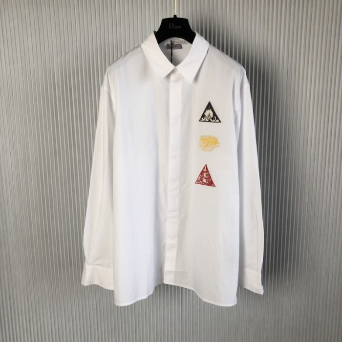 D*or white cotton poplin