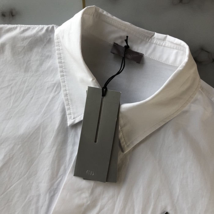 D*or white cotton poplin