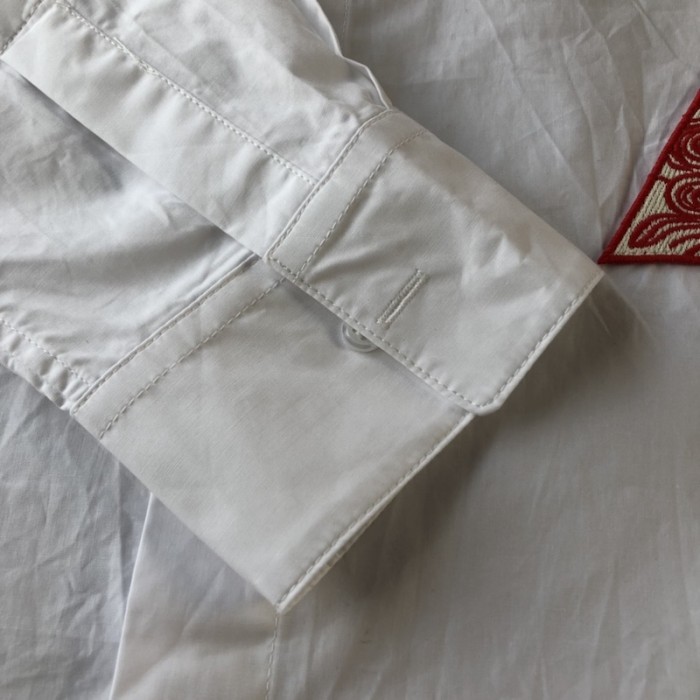 D*or white cotton poplin