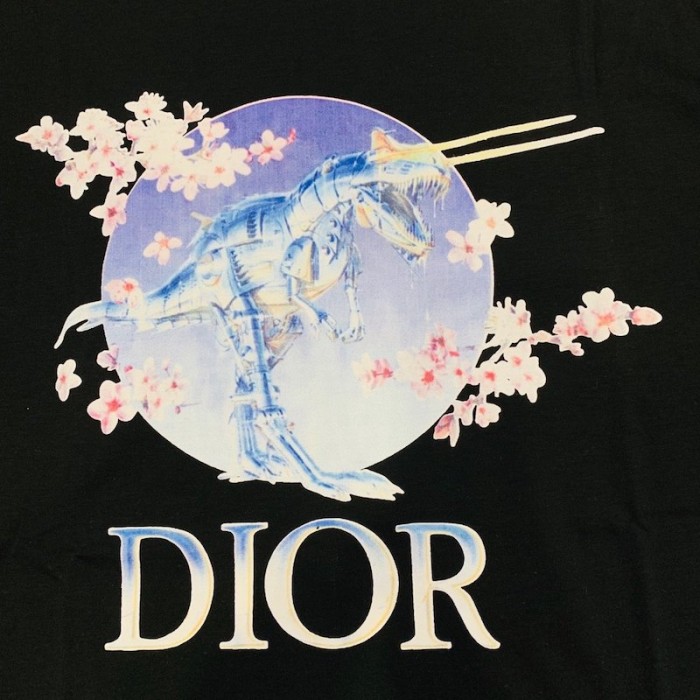 D*or x saroyama dinosaur t-shirt black
