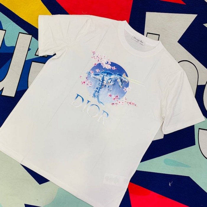 D*or x saroyama dinosaur t-shirt white