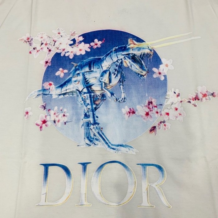 D*or x saroyama dinosaur t-shirt white