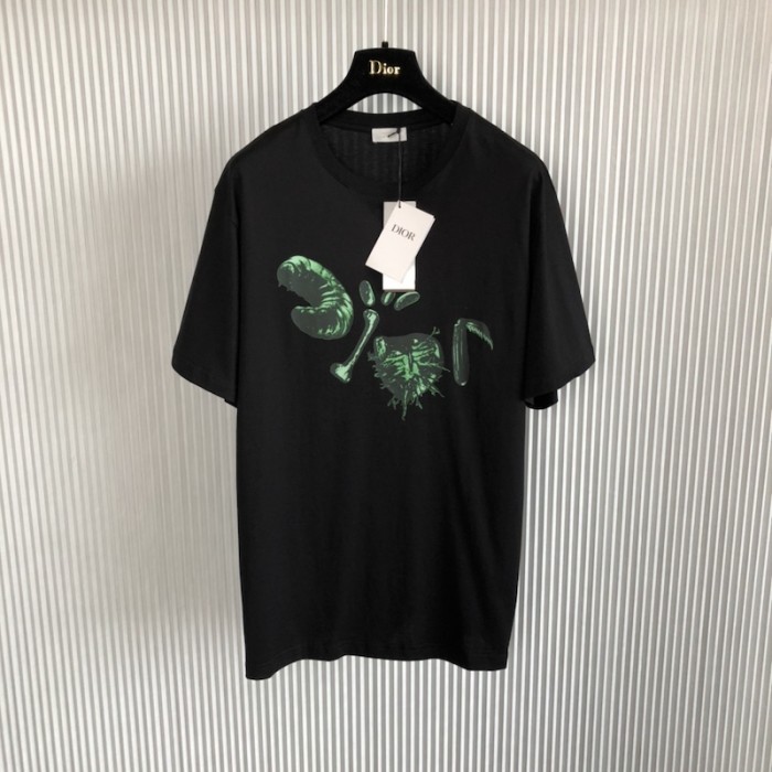 oversized cactus jack D*or t-shirt black cotton jersey