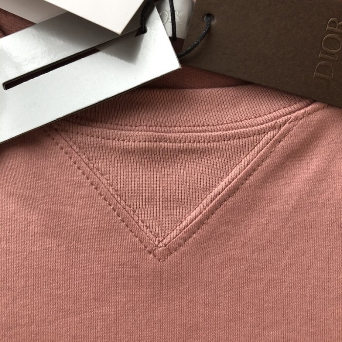 oversized cactus jack D*or t-shirt pink cotton jersey