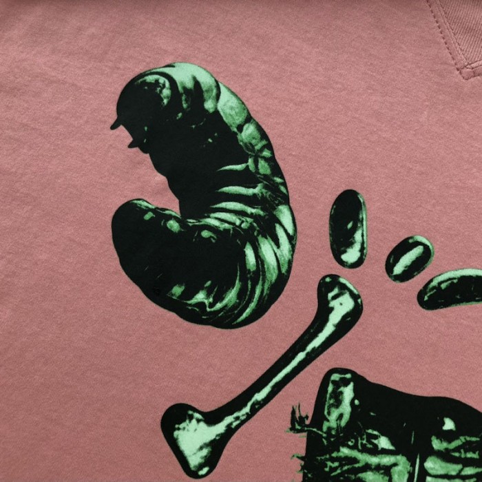oversized cactus jack D*or t-shirt pink cotton jersey