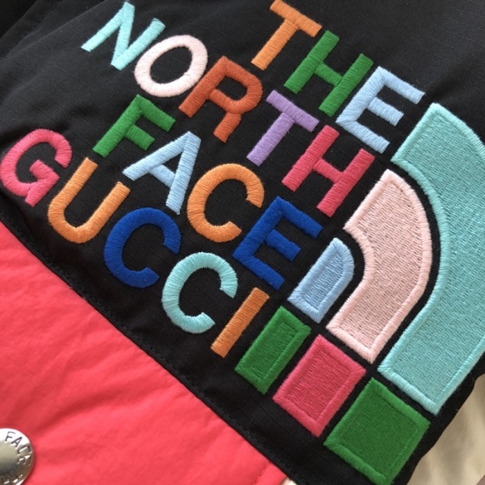 the north face x G*u*i down vest cream