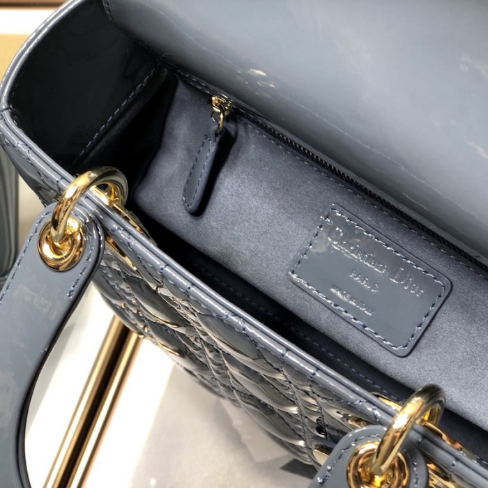 small lady D*or my abcD*or bag blue patent