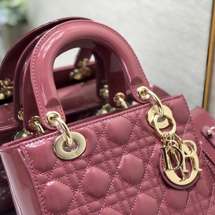 small lady D*or my abcD*or bag pink patent