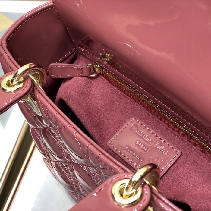 small lady D*or my abcD*or bag pink patent