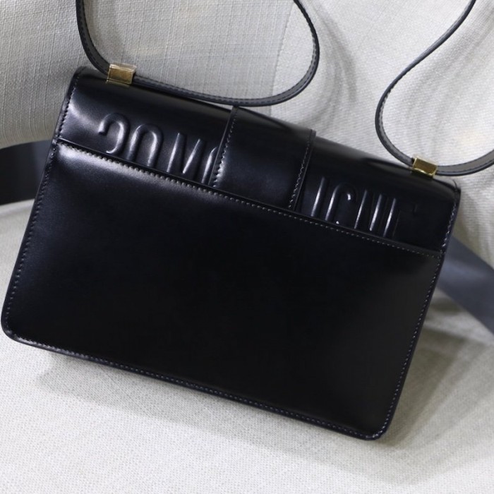 D*or 30 montaigne calfskin bag black