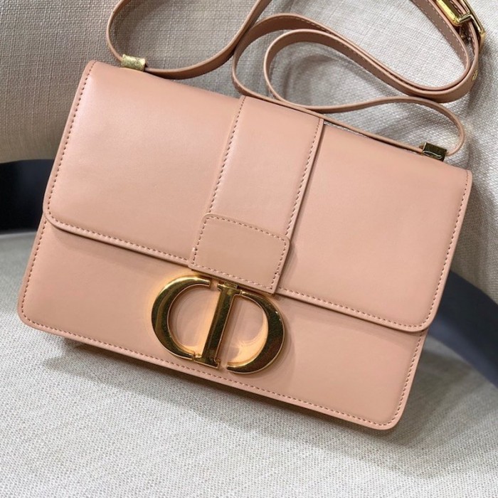 D*or 30 montaigne calfskin bag pink