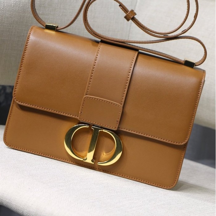 D*or 30 montaigne calfskin bag tan