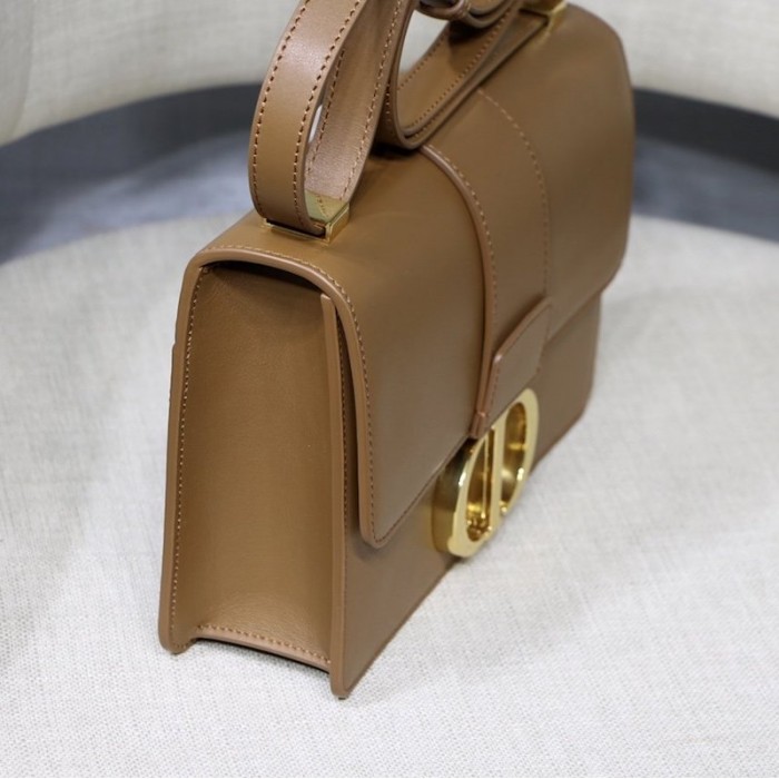 D*or 30 montaigne calfskin bag tan