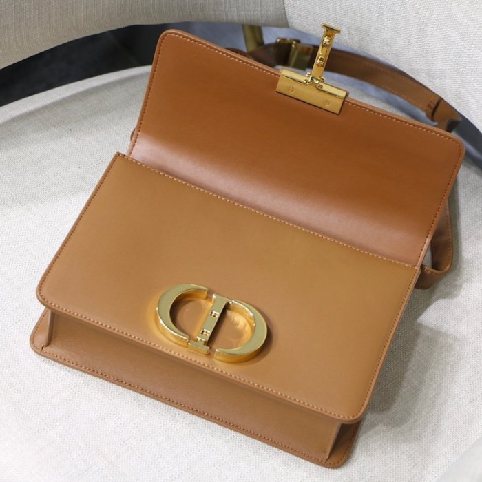 D*or 30 montaigne calfskin bag tan