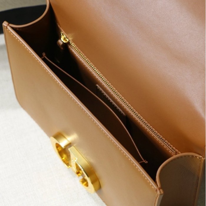 D*or 30 montaigne calfskin bag tan