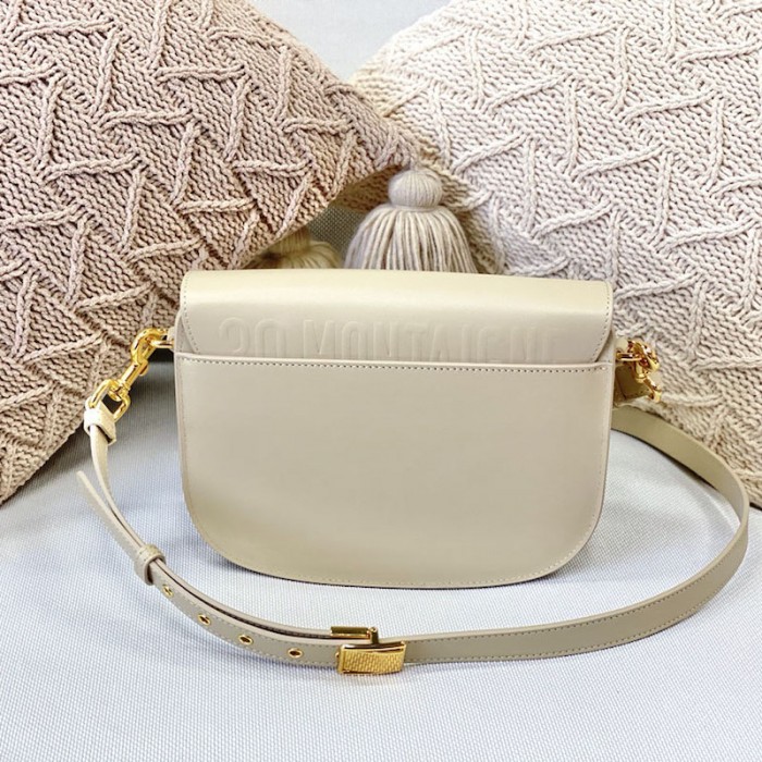 medium D*or bobby bag beige box calfskin
